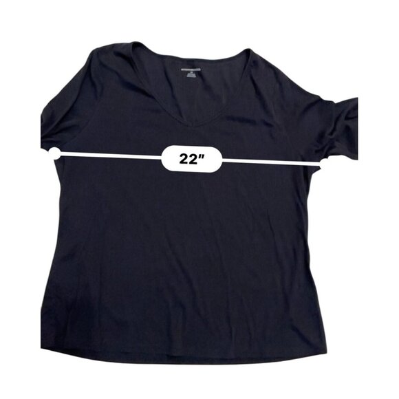 Amazon Essentials Women's Slim-Fit Layering Long Sleeve Knit Rib V-Neck Shirts b - Picture 8 of 9